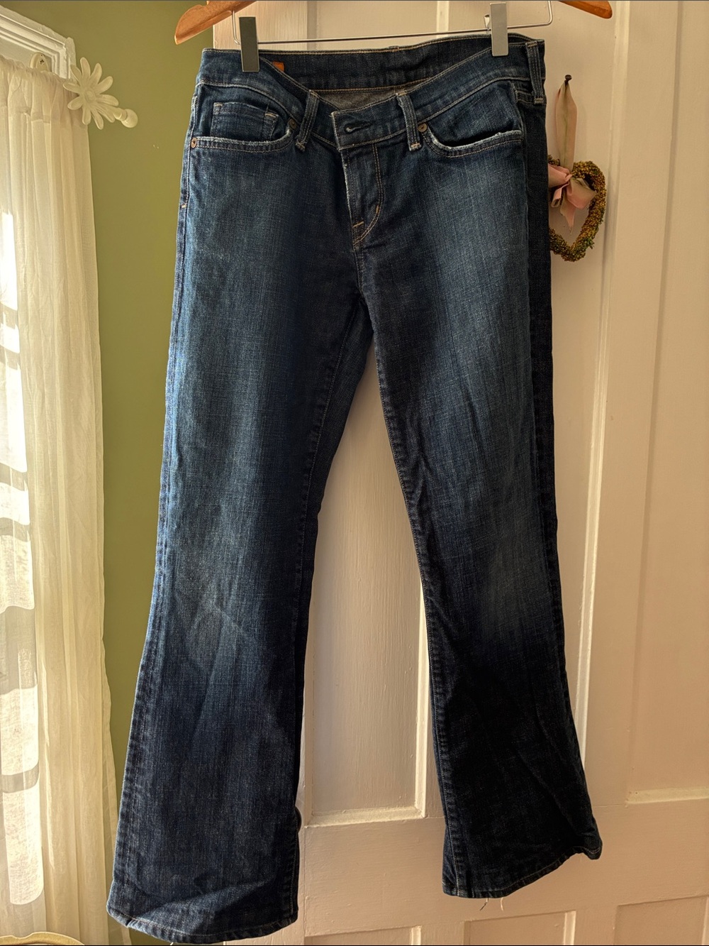 Dark Blue Women's Bootcut Jeans